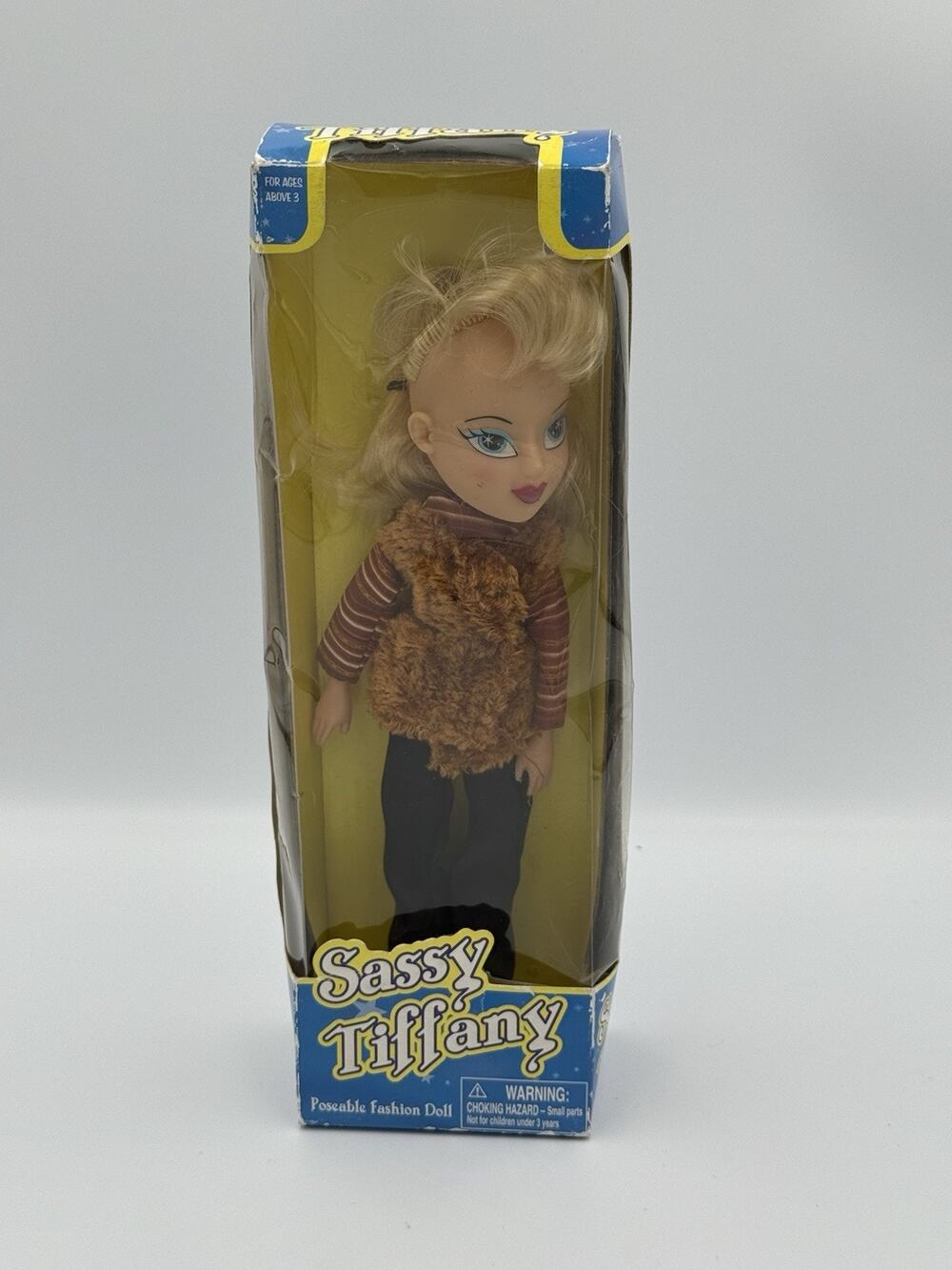 2004 SASSY Holly Poseable Fashion Doll 9-1/2" NEW in BOX Long Blonde Hair